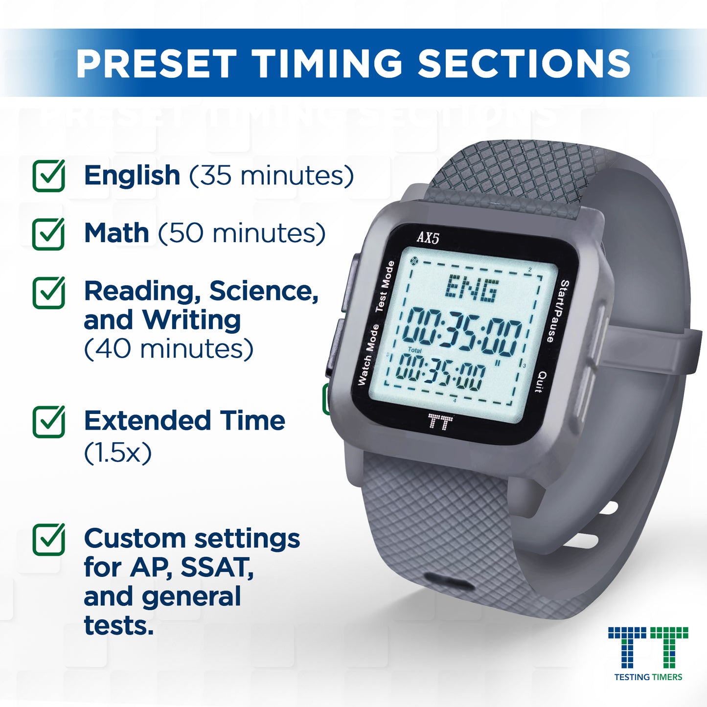 ACT® Standard Pacing Watch